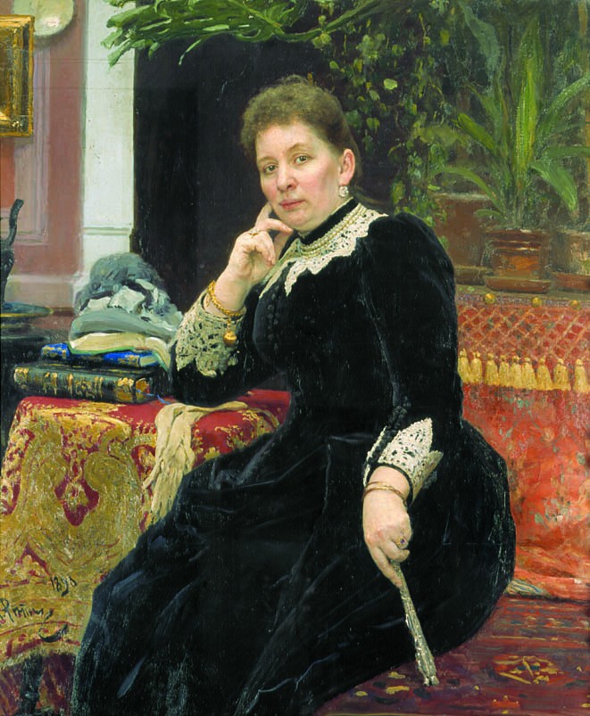 «Портрет Ольги Сергеевны Александровой-Гейнс (2-й вариант)» (1890)