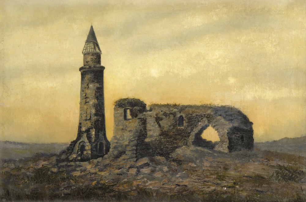 «Развалины ханской усыпальницы и Малый Минарет в Болгарах» (1861)